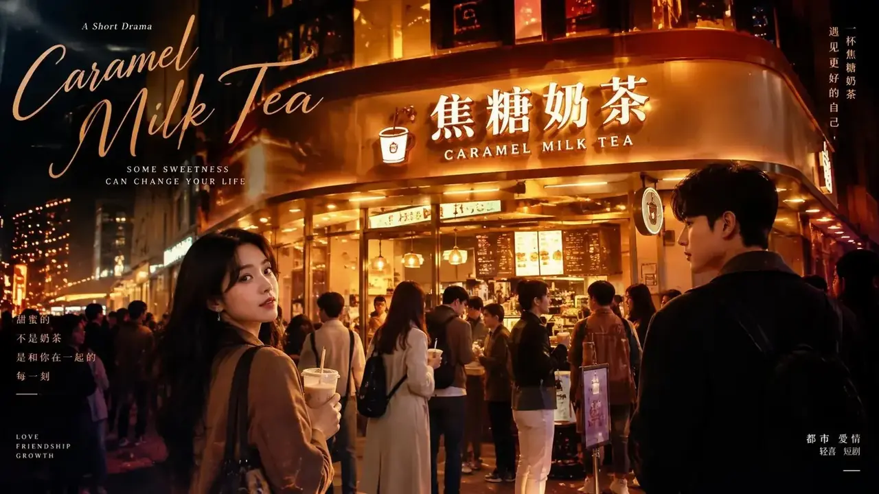 黄豆短剧《重生之奶茶大亨》首屏推荐图